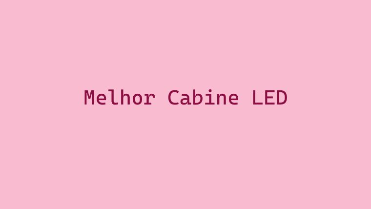 Cabine LED para unhas ligada com mão posicionada para a cura do gel