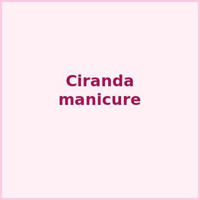 Foto do produto Ciranda/carrinho para manicure