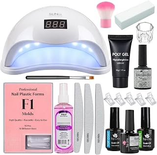 Foto do produto Kit Completo: Polygel + Cabine + Moldes F1