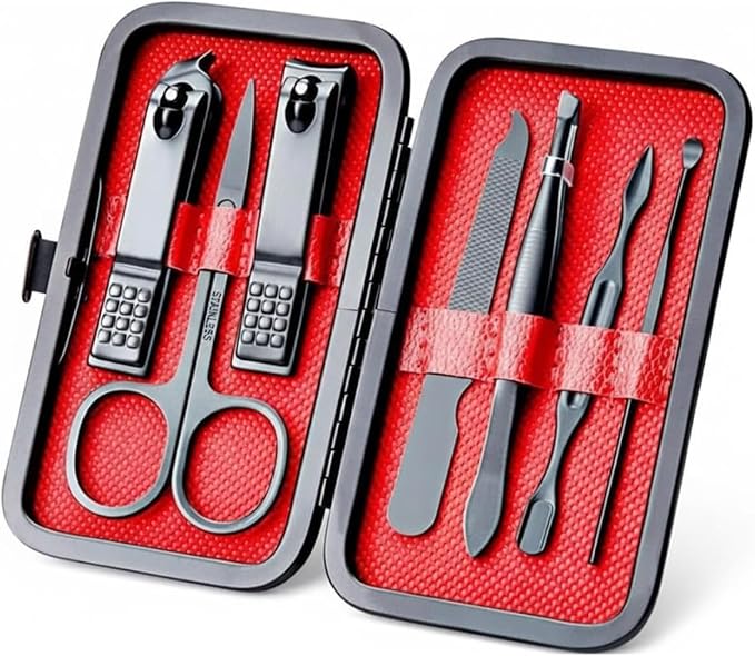 Foto do produto Kit Manicure 7 Peças Aço Inoxidável