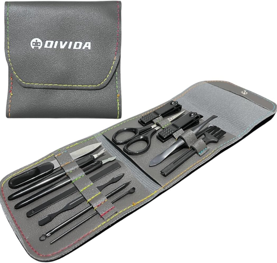 Foto do produto Kit Profissional DIVIDA 12 Peças com Estojo — R$ 24,99