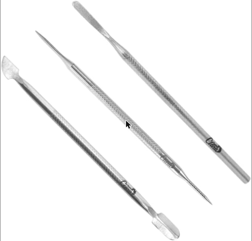 Foto do produto Kit Profissional Espátula Dupla Inox — R$ 26,90