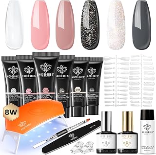 Foto do produto Kit Polygel 6 Cores + Lâmpada UV/LED