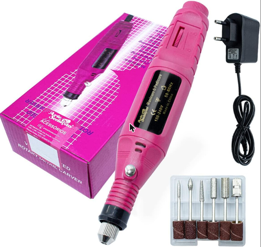 Foto do produto Lixadeira Motor de Unha Bivolt — R$ 35,37